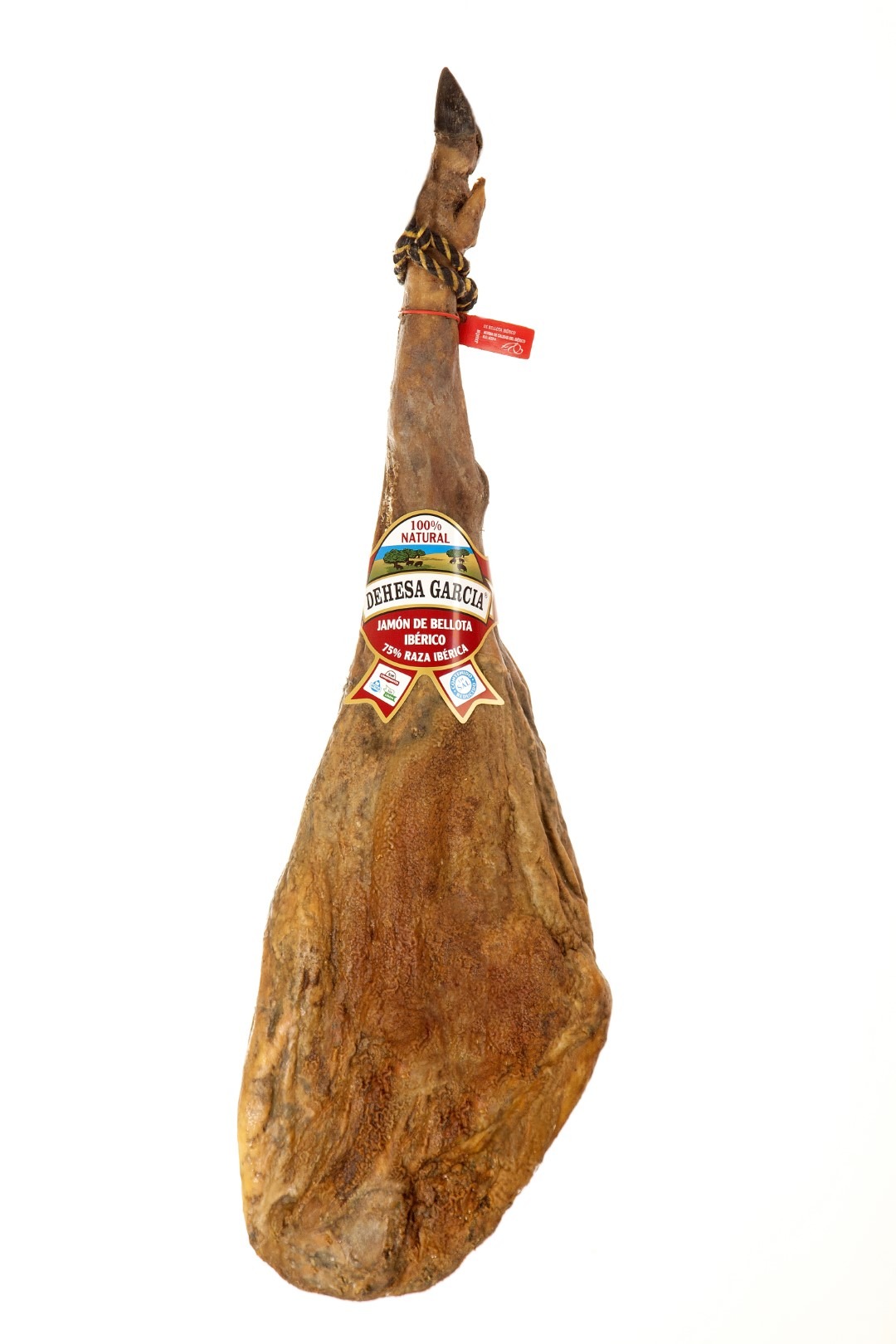 Jamón bellota ibérico 75% raza ibérica 100% natural | Dehesa García ...